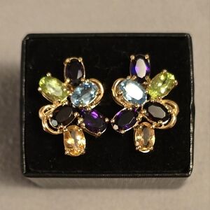 Ross-Simons Flower Rainbow Earrings